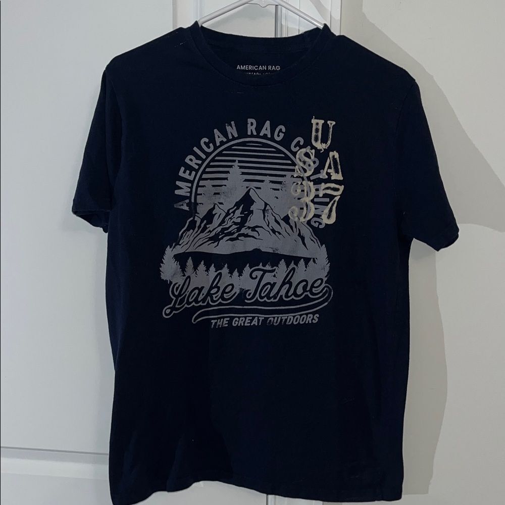 American Rag Lake Tahoe California CA vintage soft spun T shirt M adult unisex